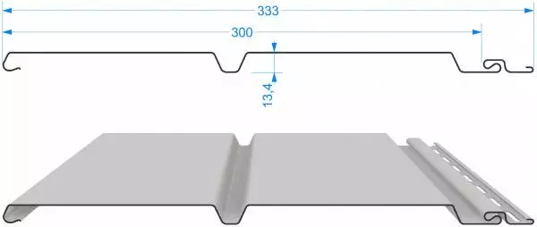 3 Сайдинг D6S Premium Брус (1.08 м2)